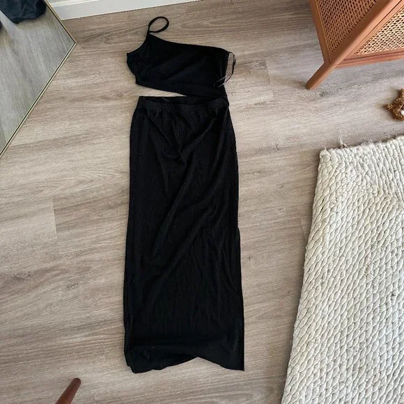 Forever 21 One- Shoulder Cami Midi Dress - Picture 2 of 4